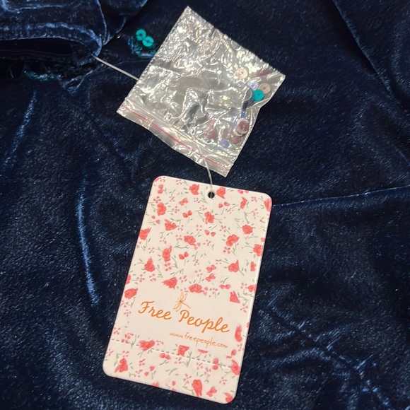 Free People Velvet/ Sequin Swing Dress/Tunic NWT - Picture 11 of 11